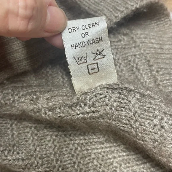 Qiviuk Joel Woman Qiviut/Merino/Silk Zip-Front Cardigan Sweater L - Picture 10 of 10